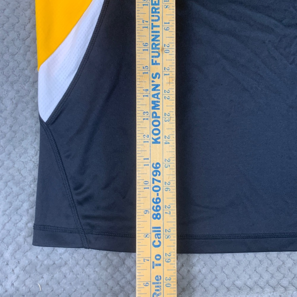 Pittsburgh Steelers Polo Shirt Mens L Black Gold NFL Team Apparel AFC Logo - Picture 8 of 9